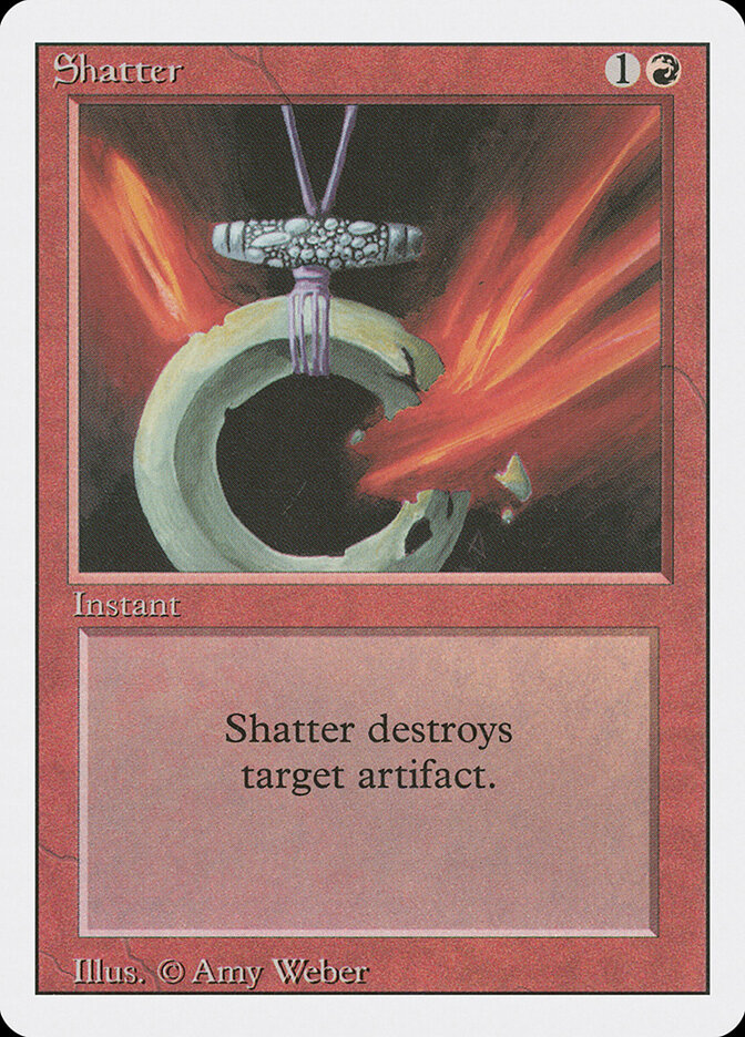 Shatter card front