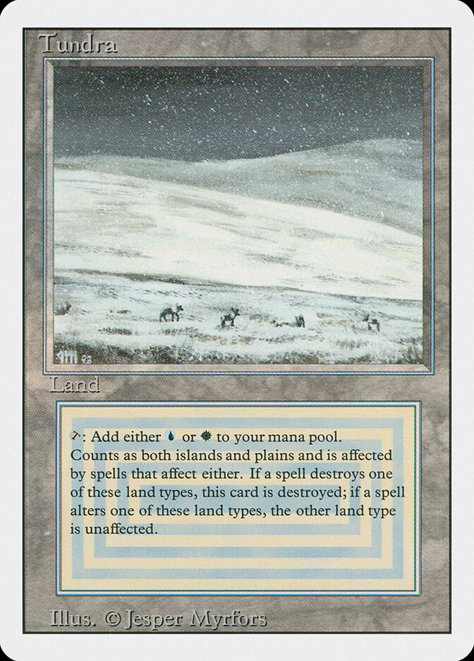 Tundra card front