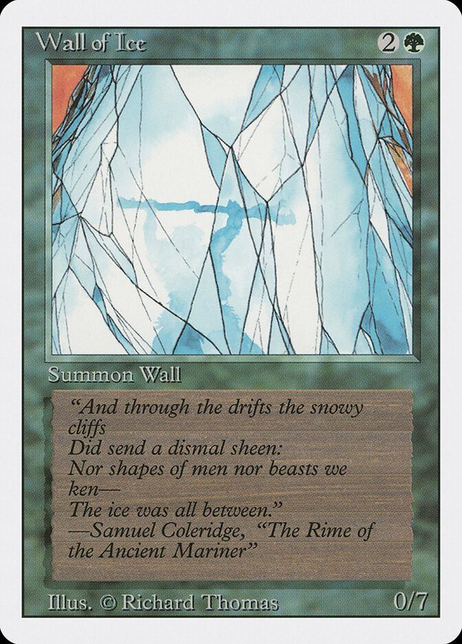 Wall of Ice card front