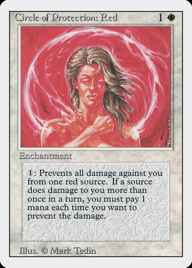 Circle of Protection: Red card front