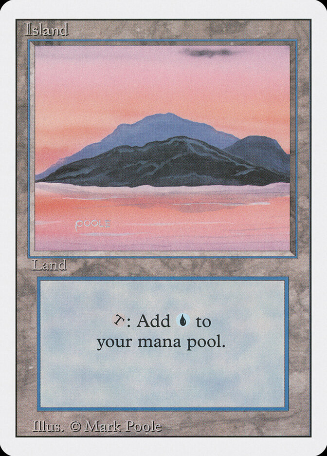 Island card front
