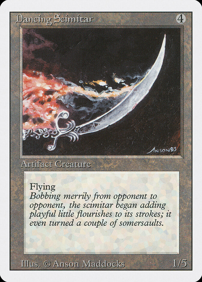 Dancing Scimitar card front