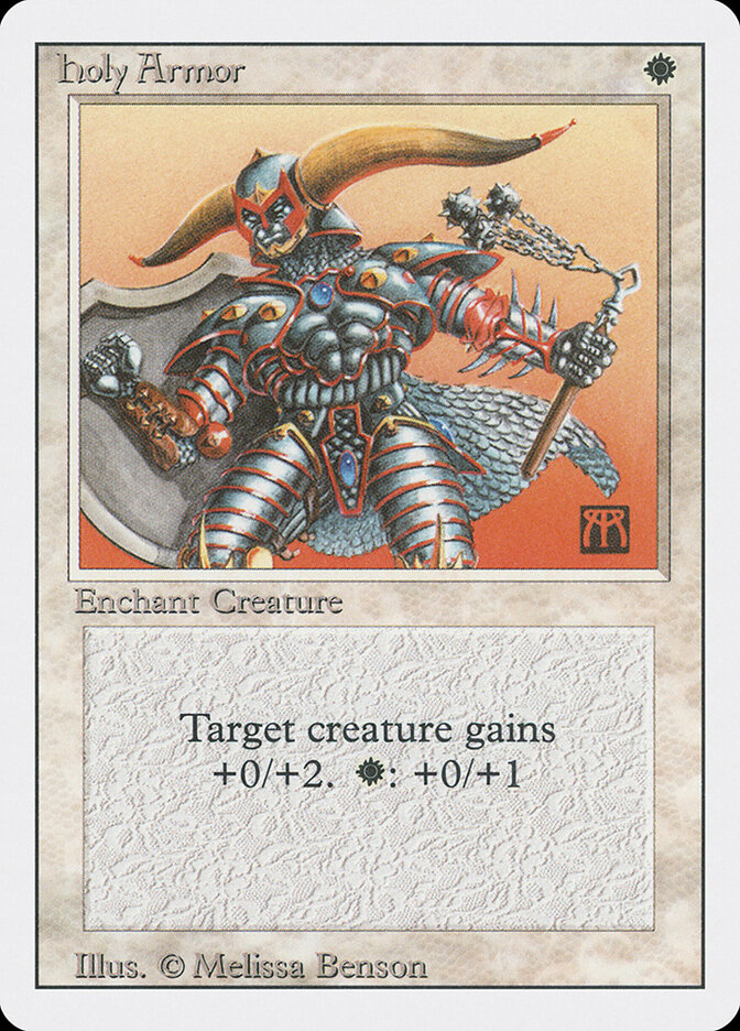 Holy Armor card front