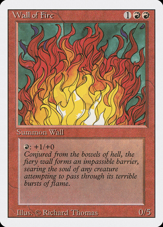Wall of Fire card front