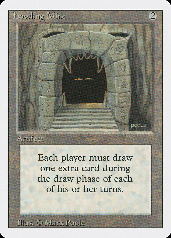 Howling Mine card front