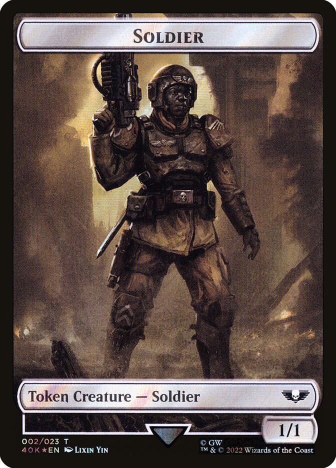 Soldier card front