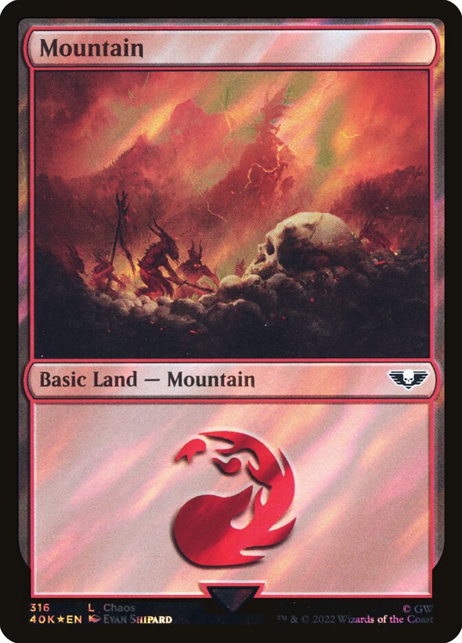 Mountain card front