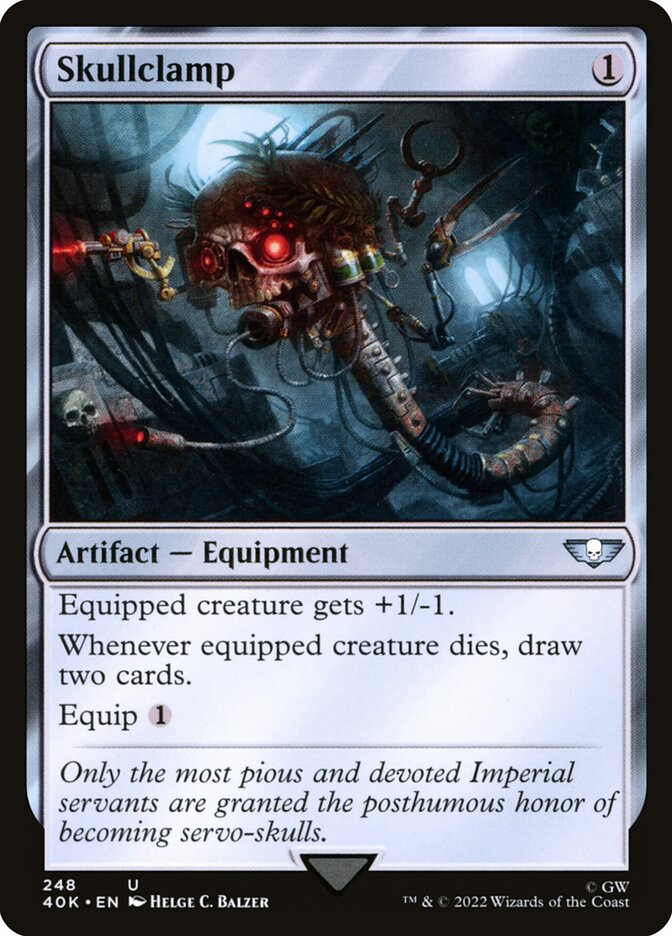 Skullclamp card front