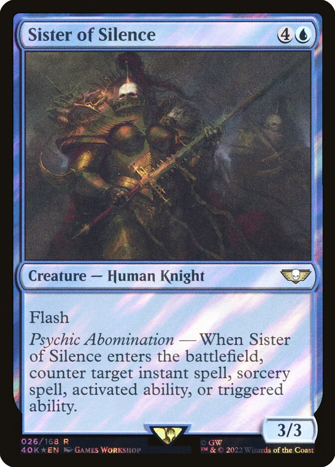 Sister of Silence card front