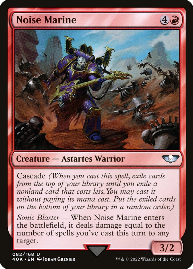 Noise Marine card front