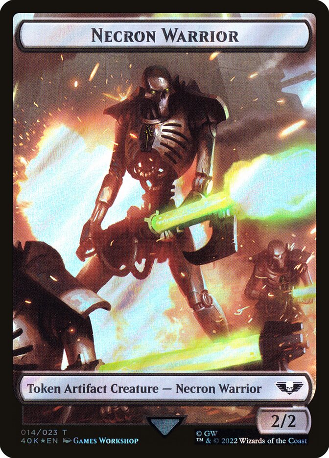 Necron Warrior card front