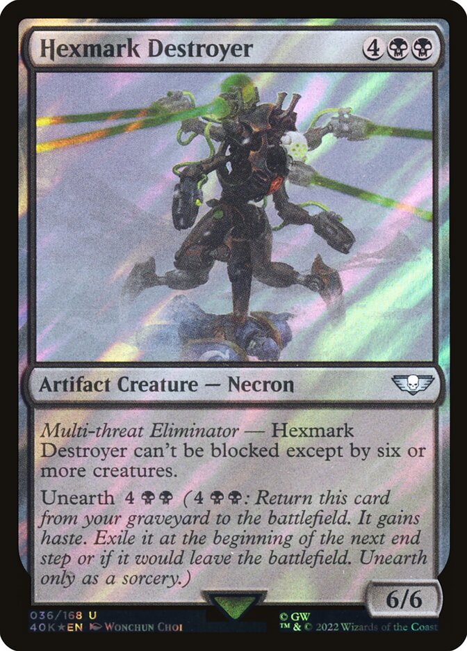 Hexmark Destroyer card front