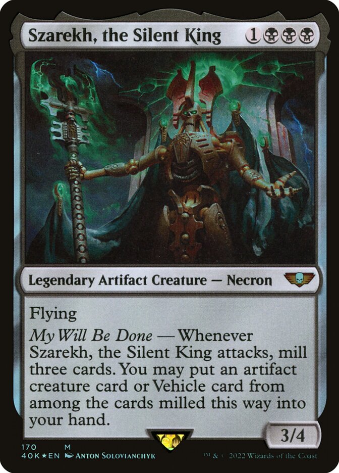 Szarekh, the Silent King card front