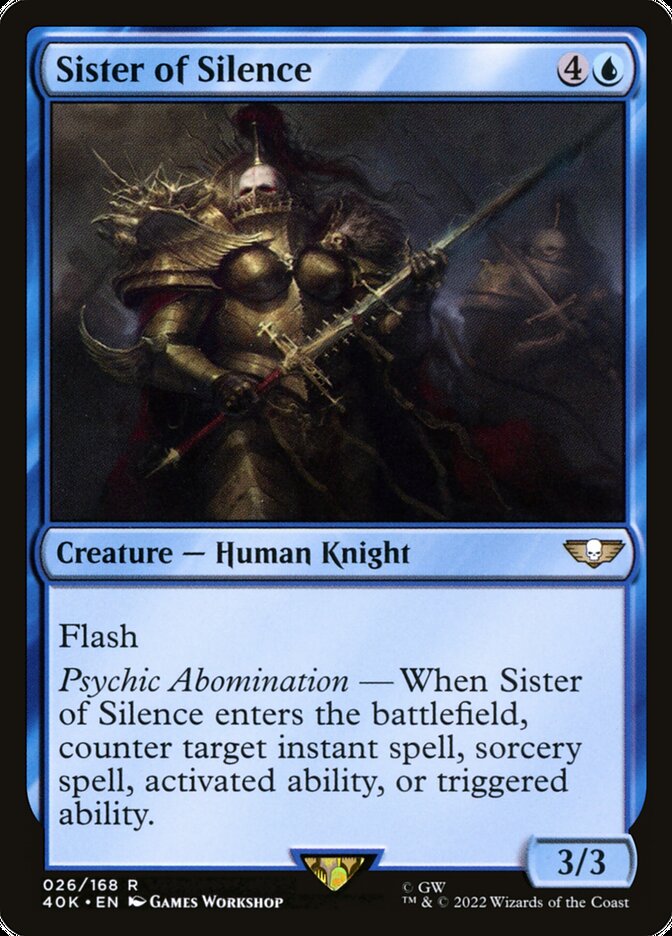 Sister of Silence card front