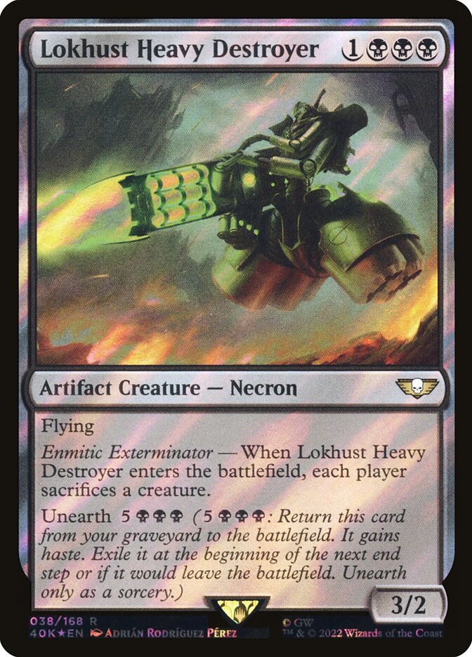 Lokhust Heavy Destroyer card front