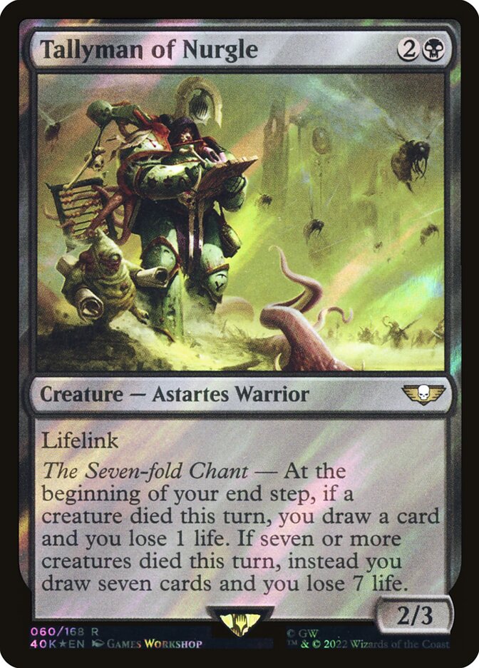 Tallyman of Nurgle card front