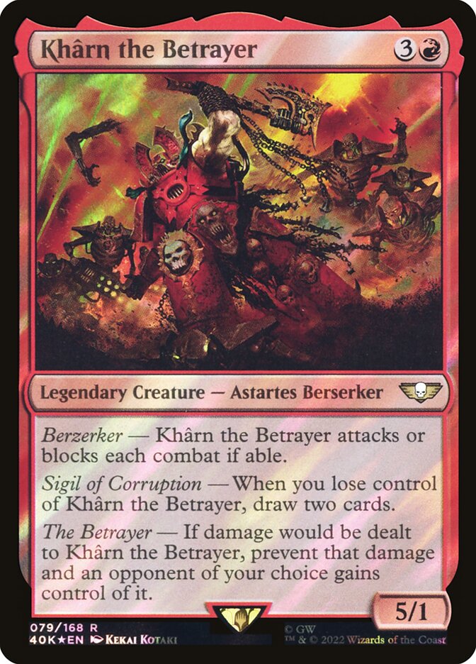 Khârn the Betrayer card front