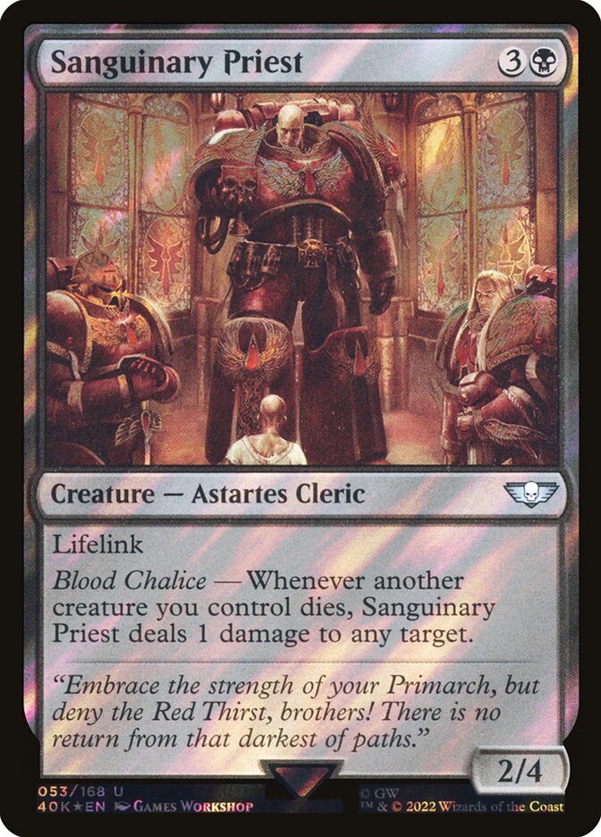 Sanguinary Priest card front