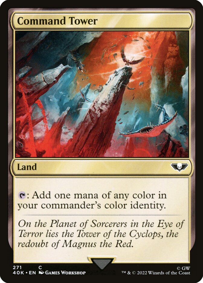 Command Tower card front