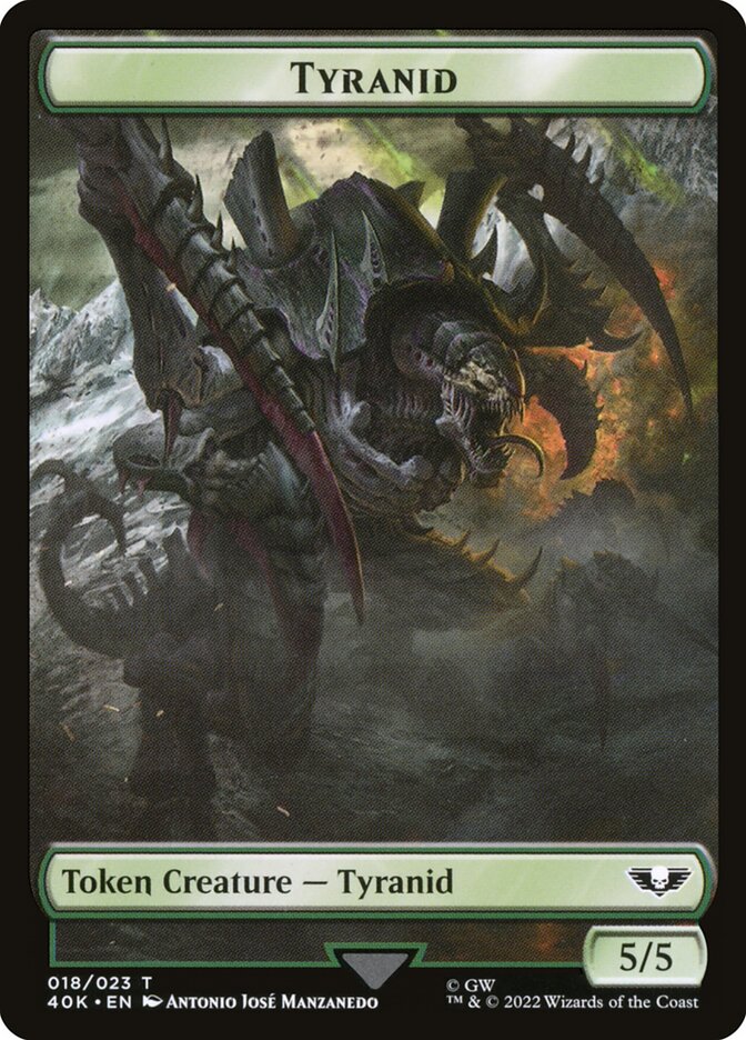Tyranid card front