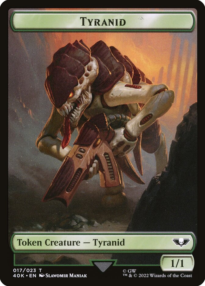 Tyranid card front