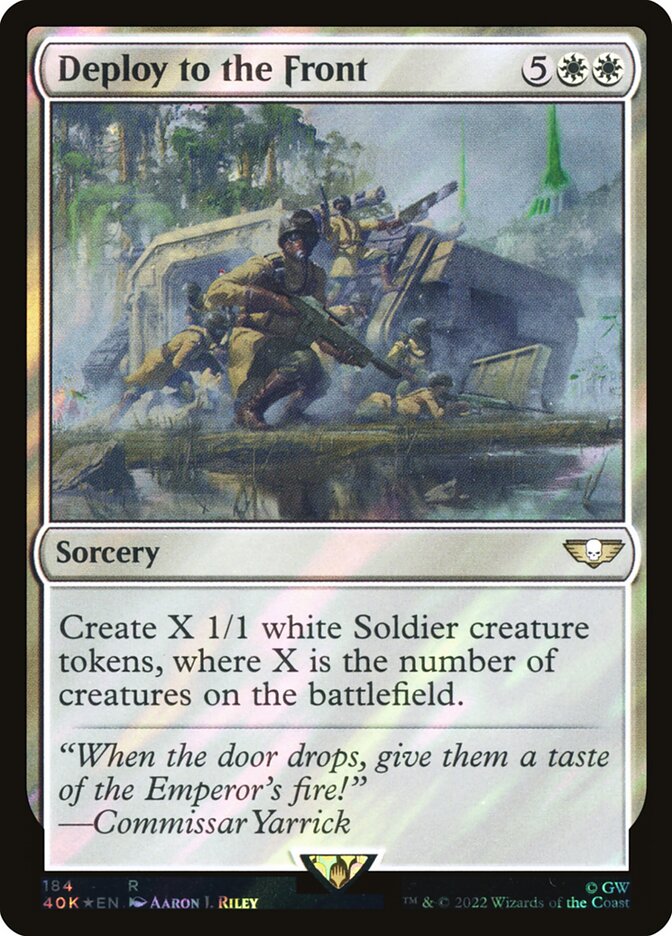 Deploy to the Front card front