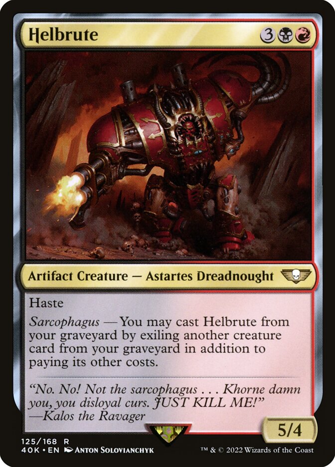 Helbrute card front