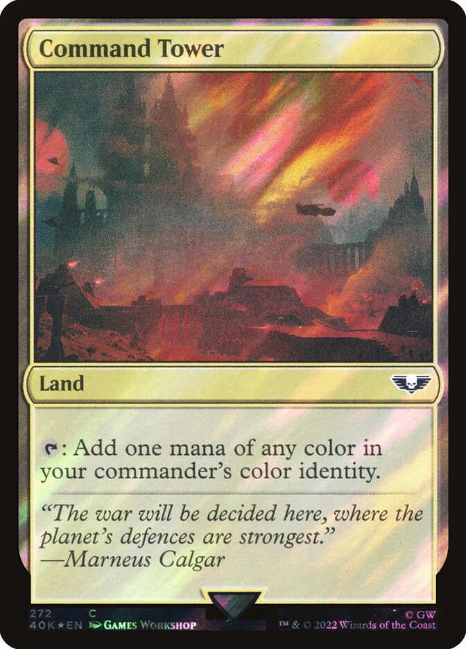Command Tower card front