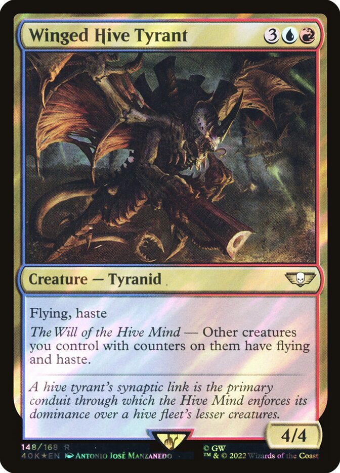 Winged Hive Tyrant card front