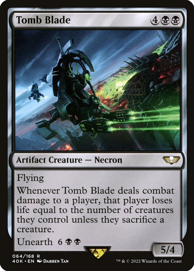 Tomb Blade card front