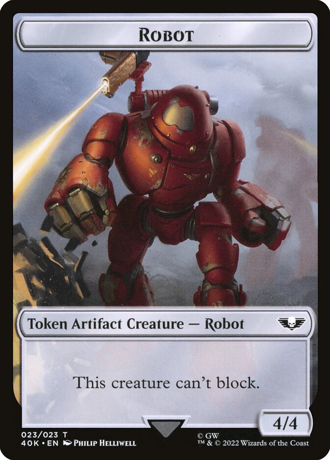 Robot card front