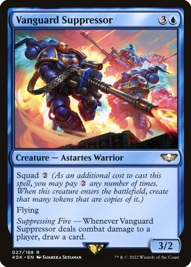Vanguard Suppressor card front