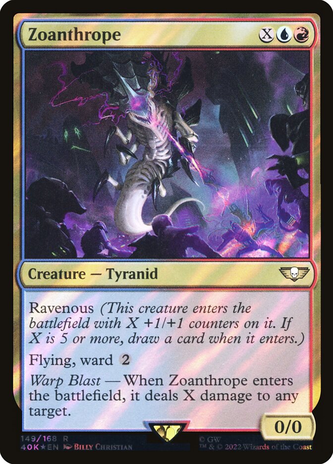 Zoanthrope card front