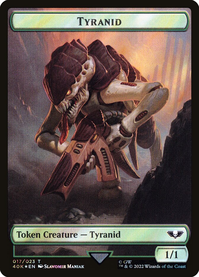 Tyranid card front