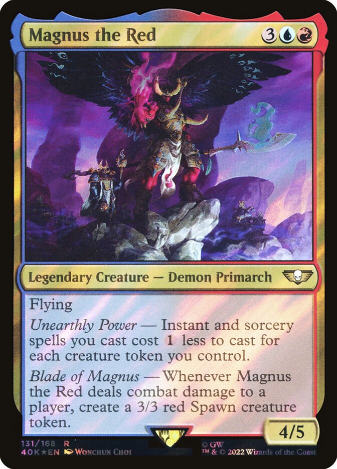 Magnus the Red card front