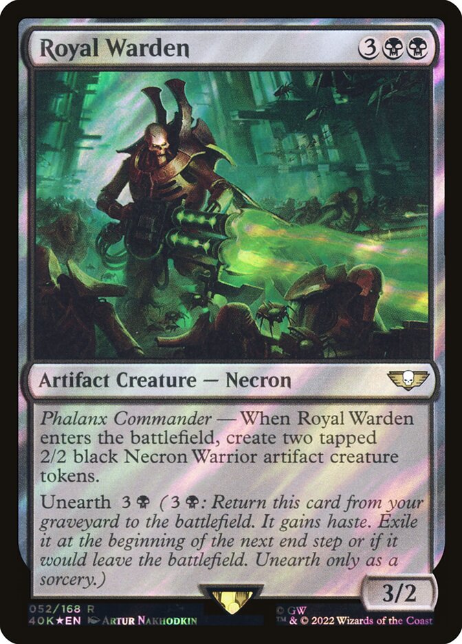 Royal Warden card front