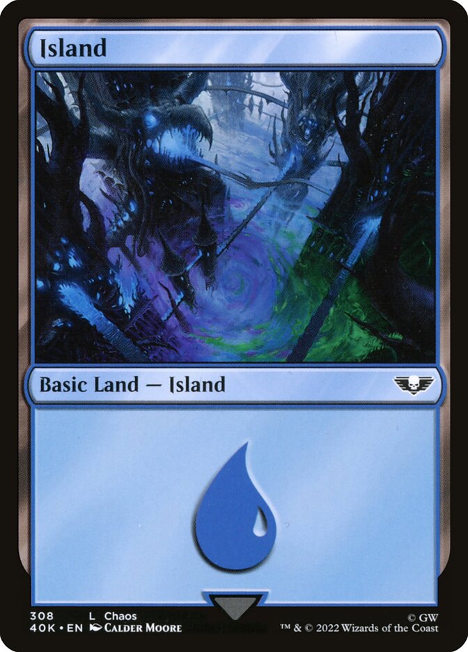 Island card front