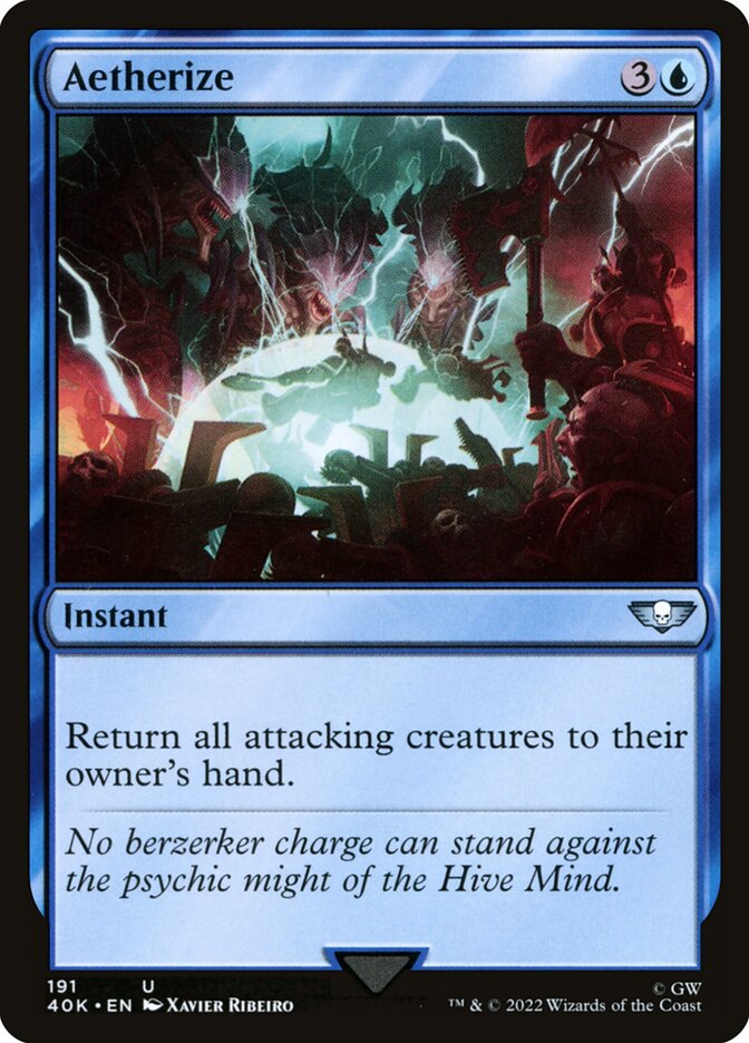 Aetherize card front