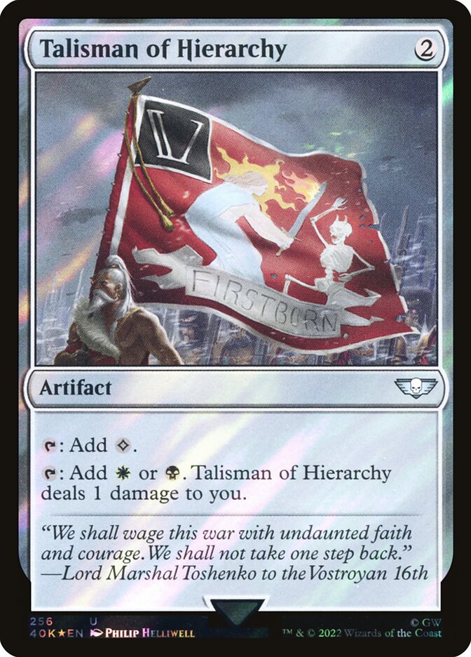 Talisman of Hierarchy card front