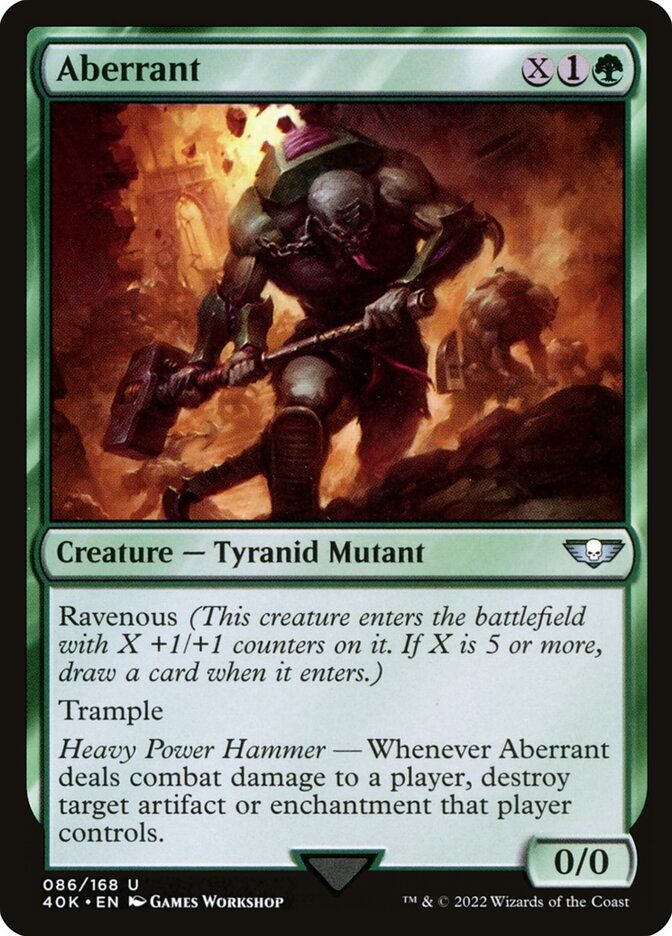 Aberrant card front