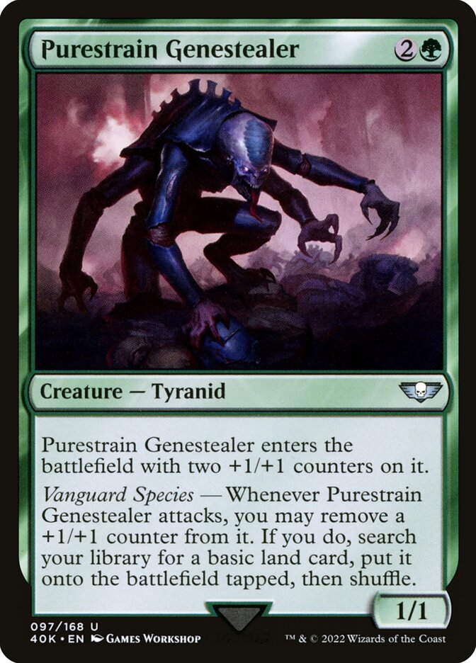 Purestrain Genestealer card front