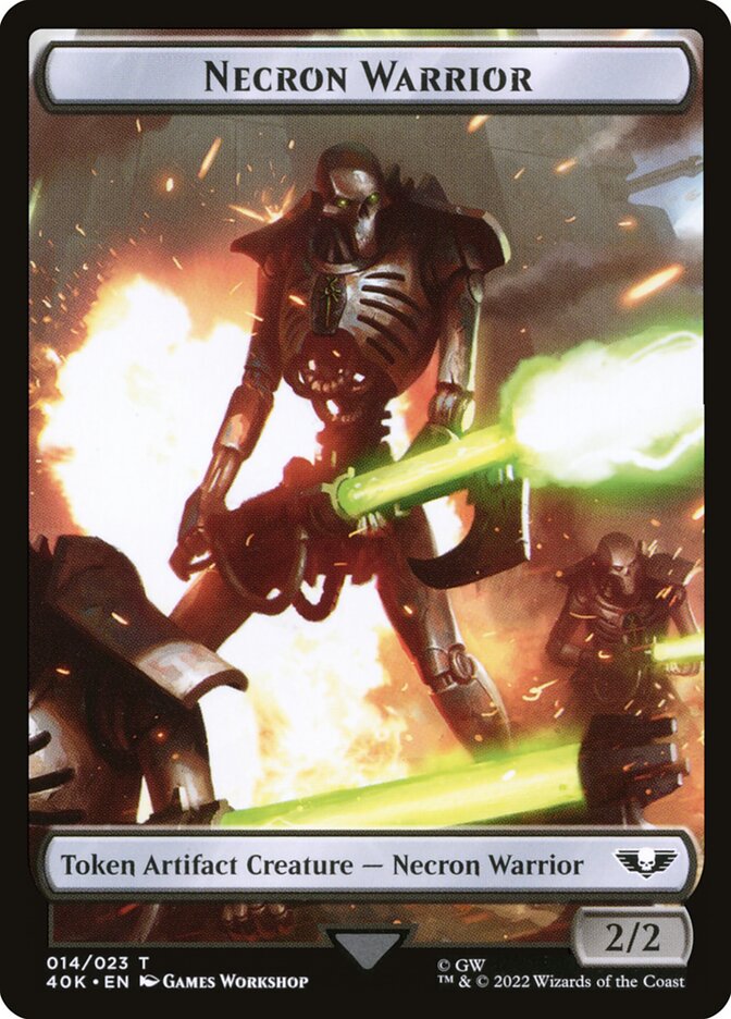 Necron Warrior card front