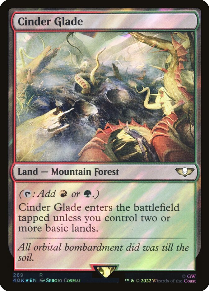 Cinder Glade card front