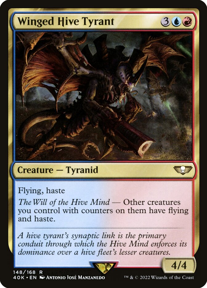 Winged Hive Tyrant card front