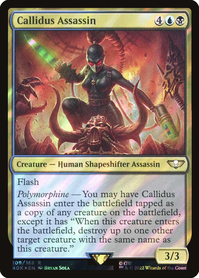 Callidus Assassin card front