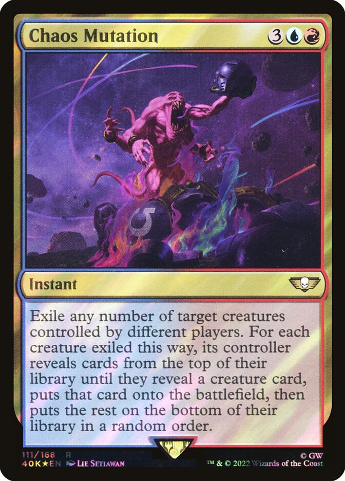 Chaos Mutation card front