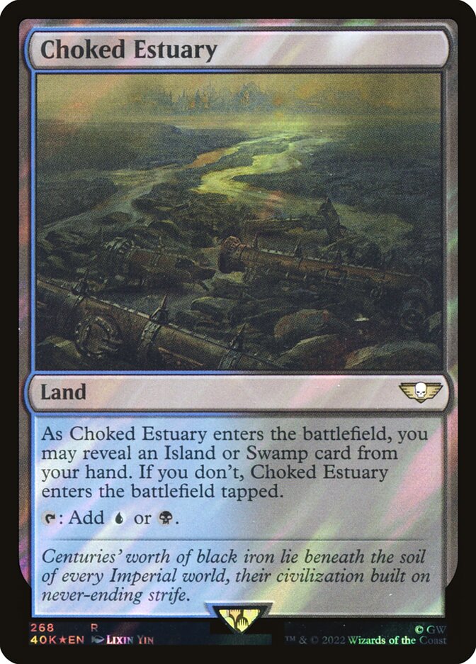 Choked Estuary card front