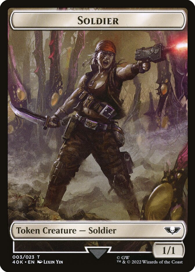 Soldier card front