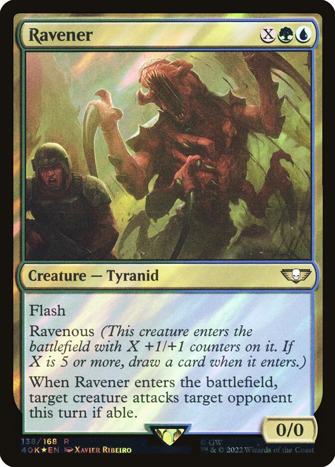 Ravener card front