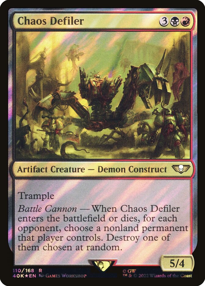 Chaos Defiler card front